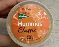 Mängden socker i Hummus Classic
