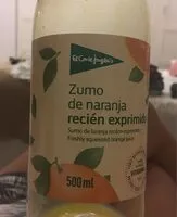 Mängden socker i Zumo de naranja recién exprimido