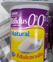 Mängden socker i Bifidus 0,0% natural edulcorado