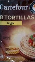 Mängden socker i Tortillas de trigo