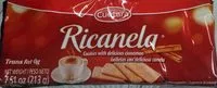 Mängden socker i Ricanela - Cookies with delicious cinnamon