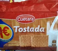 Mängden socker i Cuetara tostada