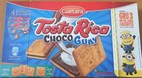 Mängden socker i Choco guay galletas tostadas rellenas de chocolate