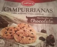 Mängden socker i Campurrianas con trocitos de chocolate