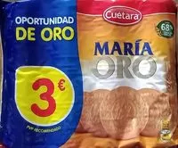 Mängden socker i Galletas maría oro