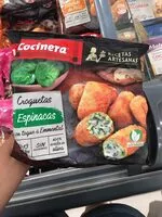 Mängden socker i Croquetas de espinacas