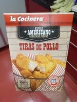 Mängden socker i Estilo americano tiras de pollo con rebozado jugoso