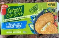 Mängden socker i Medallones de coliflor y queso