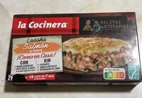 Mängden socker i Lasaña de salmón y brócoli