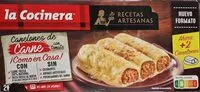 Mängden socker i Canelones de carne de cerdo ultracongelados
