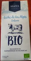 Mängden socker i Leche entera de los Alpes