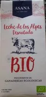 Mängden socker i Leche de los Alpes BIO