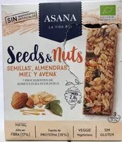 Mängden socker i Seeds & Nuts