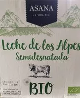 Mängden socker i Leche semidesnatada ASANA