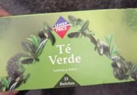 Mängden socker i Té verde