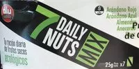 Mängden socker i 7 daily nuts