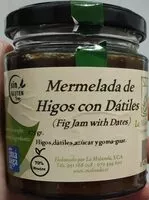 Mängden socker i Mermelada de higos con dátiles