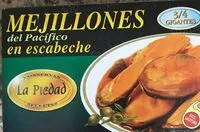 Mängden socker i Mejillones del pacifico en escabeche