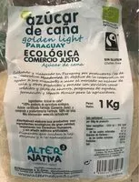 Mängden socker i Azúcar de caña golden light