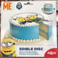Mängden socker i Disque comestible 16 cm Despicable Me