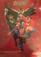 Mängden socker i Calendrier de l’Avent Justice League