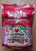 Mängden socker i Decoración Comestible