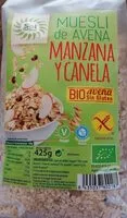 Mängden socker i Muesli de avena con manzana y canela