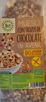 Mängden socker i Muesli de avena con trozos de chocolate