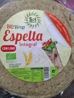 Mängden socker i Bio wrap espelta integral con lino