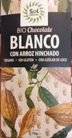 Mängden socker i Bio chocolate blanco con arroz hinchado