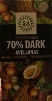 Mängden socker i Bio Chocolate 70% dark avellanas
