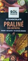 Mängden socker i Bio chocolate praliné con erititrol