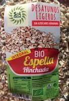 Mängden socker i Bio Espelta hinchada integral
