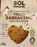 Mängden socker i Bio corazones trigo sarraceno
