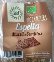Mängden socker i Bio crackers espelta muesli y semillas