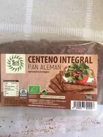 Mängden socker i Pan alemán centeno integral
