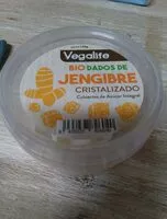 Mängden socker i Bio dados de jengibre cristalizado