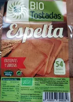 Mängden socker i Bio Tostadas Espelta