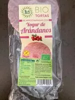 Mängden socker i BIO tortas de arroz bañadas con yogur de arándanos