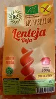 Mängden socker i Bio fusilli de lenteja roja