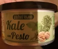 Mängden socker i Paté vegetal kale con pesto