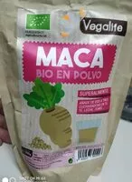 Mängden socker i Maca bio en polvo