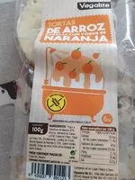 Mängden socker i Tortas de arroz bañadas con yogur de naranja