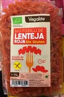 Mängden socker i Fusilli de lenteja roja