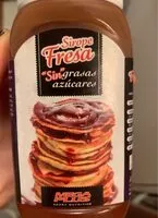 Mängden socker i Sirope fresa