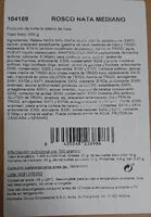 Mängden socker i Rosco Nata Mediano