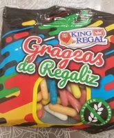 Mängden socker i Grageas de regaliz