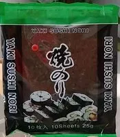 Mängden socker i Yaki sushi nori