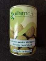 Mängden socker i Aceitunas verdes manzanilla rellenas de anchoa