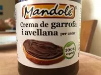 Mängden socker i Crema de algarroba y avellana